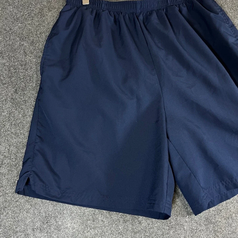 Nike Dri-FIT Mens Navy Blue Running Training Shorts Large 7 inch Inseam